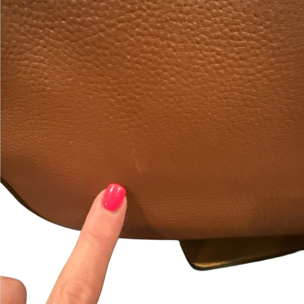 kate spade Brown Pebbled Leather Shoulder Bag